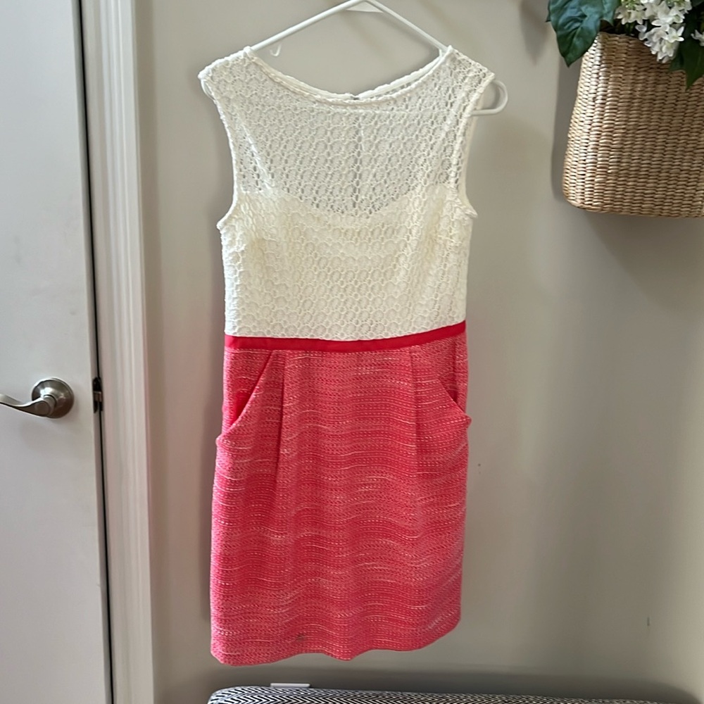 🎈SANDRA DARREN CROCHET TOP DRESS